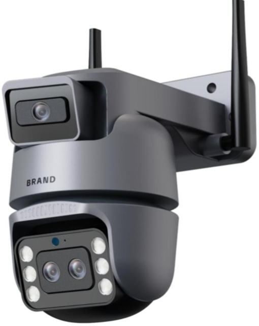 China 3MP Wireless PTZ IP Camera DualLens and Tracking with Wide Range