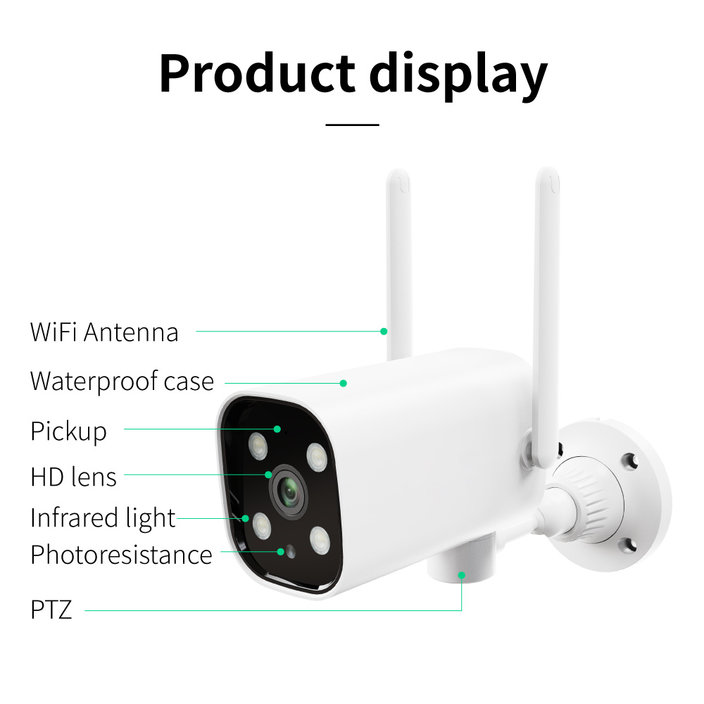 3MP Bullet WiFi Camera Smart Home Surveillance Hisee X