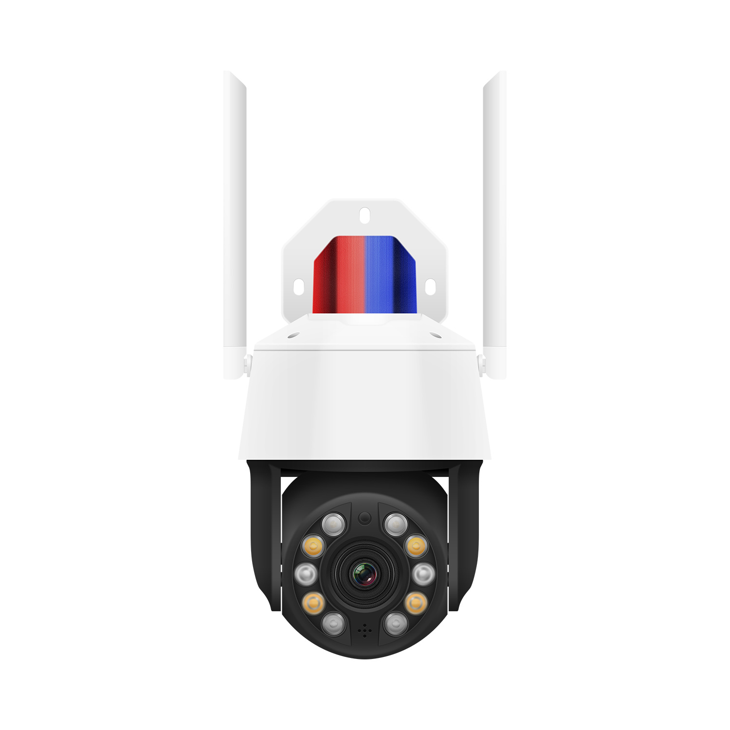 IP Camera 5MP 20xzoom Outdoor PTZ Camera 4G IP Camera 2-Way Audio Waterproof Hisee X CCTV Dome with Alarming Lights