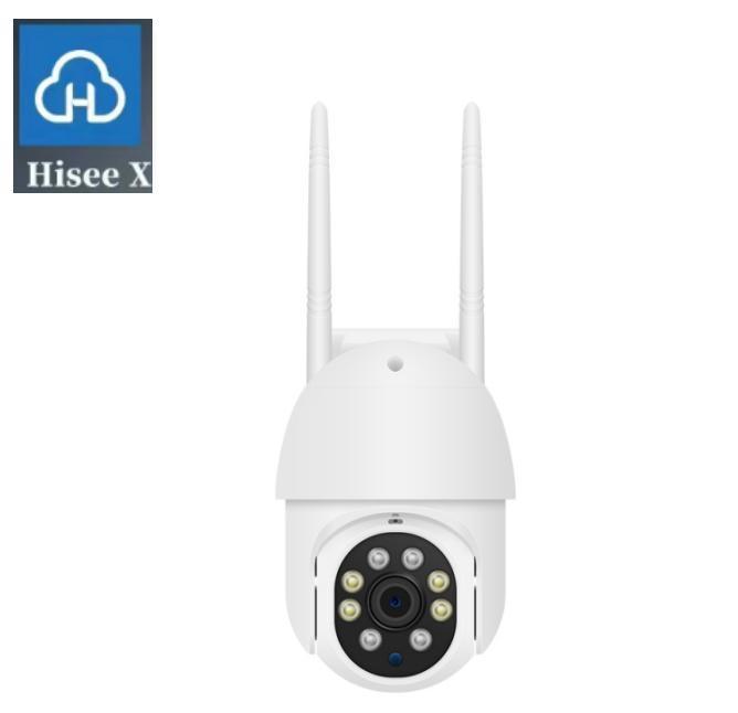 3.0MP Hisee X Wireless Home Security IP PTZ Camera Outdoor Waterproof