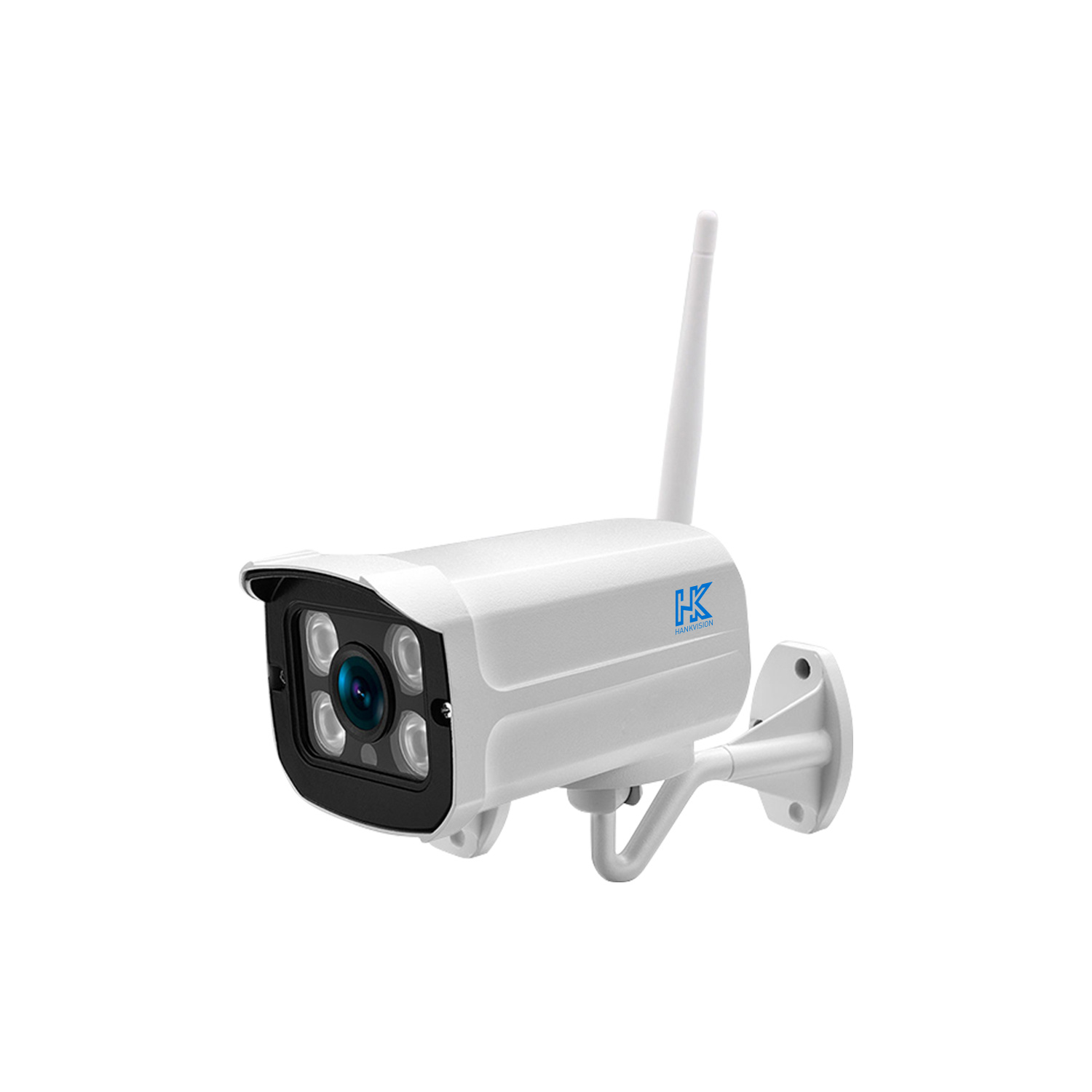 Hankvision WiFi NVR Kit 10" LCD Screen Wireless Kit Security Cameras 4CH 2MP 2.4G Tuya IP66 Waterproof